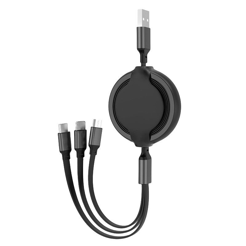 Retractable 3-In-1 Charging Cable 4