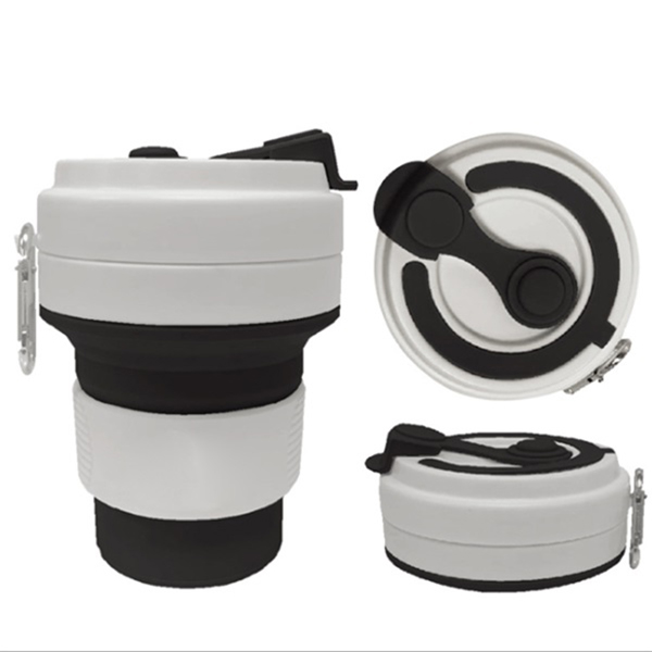 Foldable Sports Silicone cups Travel Mug 4
