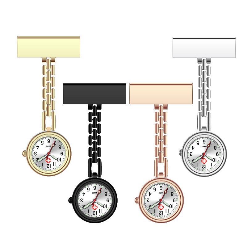 Medical Pocket Metal Luminous Nurse Watch withe Box 2