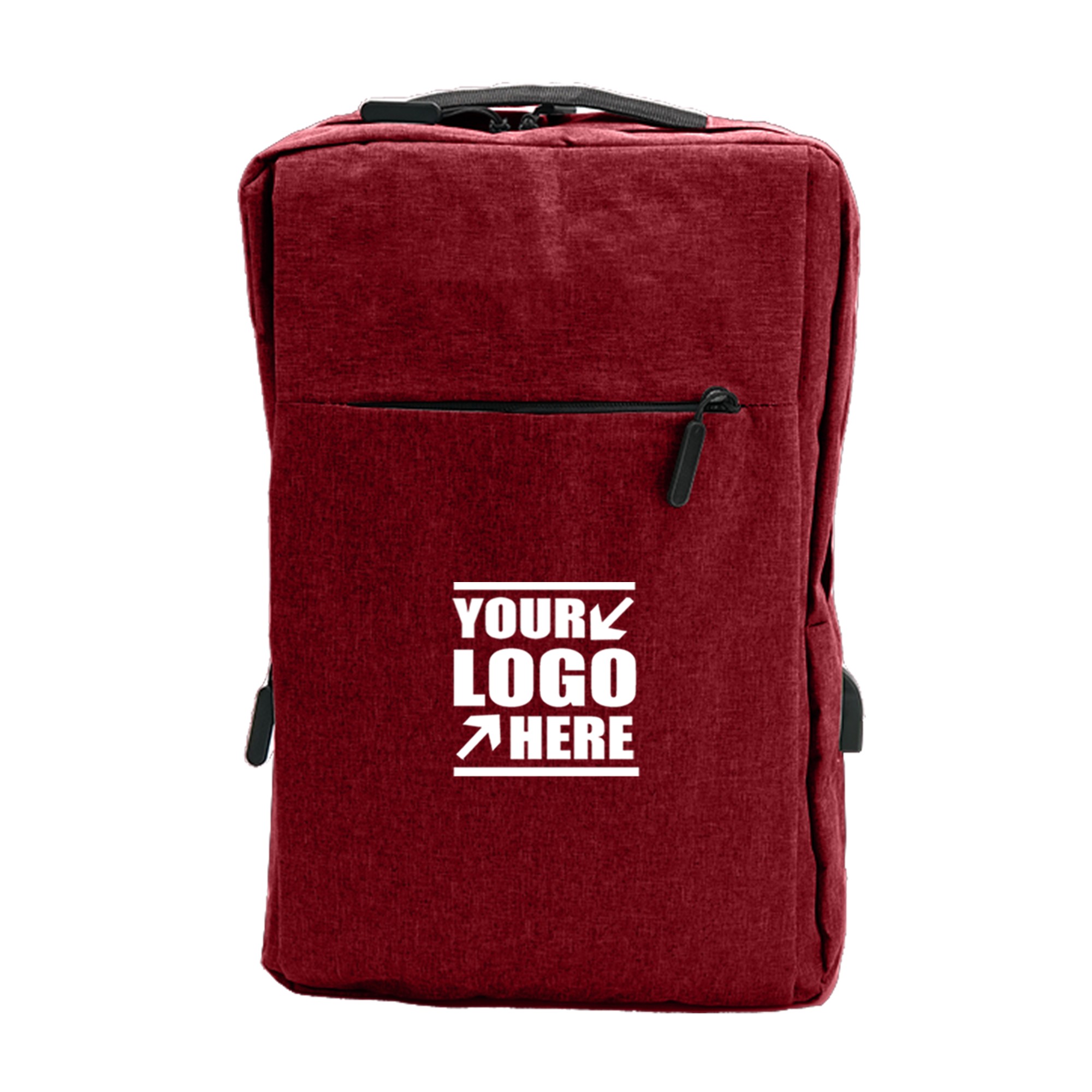 Oxford Laptop Backpack With USB 3