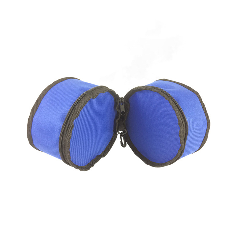 Oxford Cloth Foldable Waterproof Pet Bowl Collapsible Dog Bowl 6