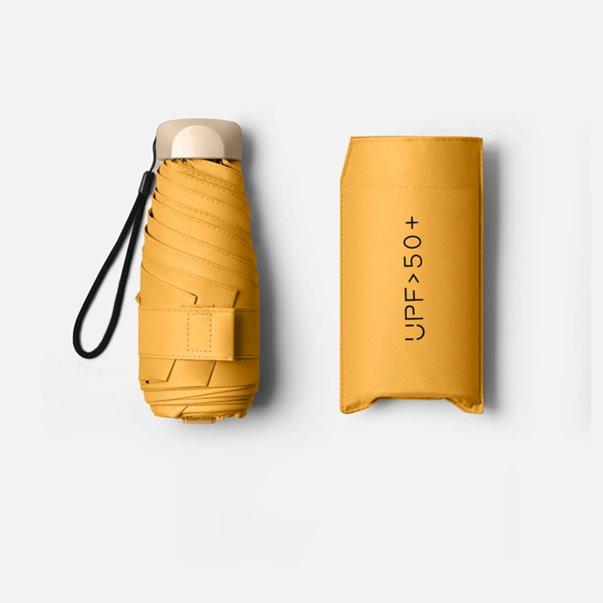 Compact Travel Umbrella Windproof UV Protection Rain 11