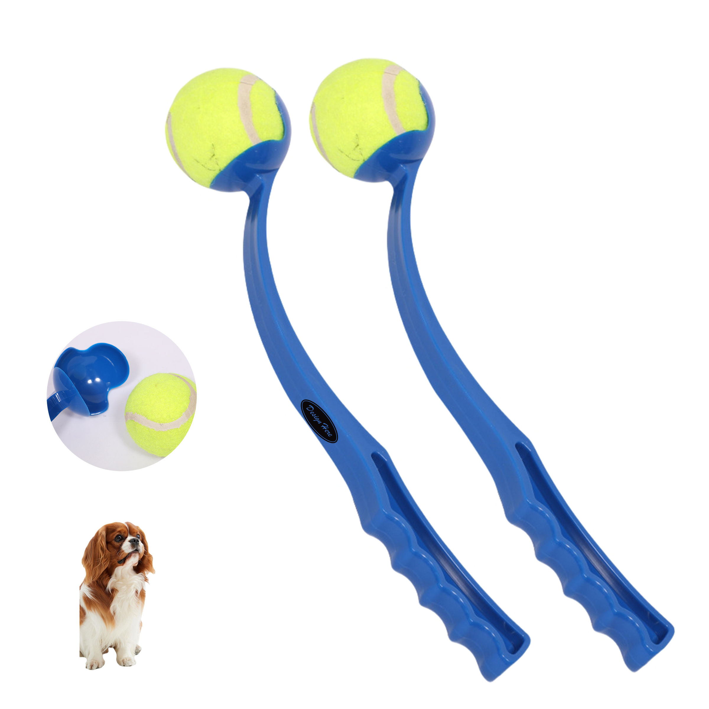 Pet Fetch Ball Thrower ?C Long-Distance Play Tool 3