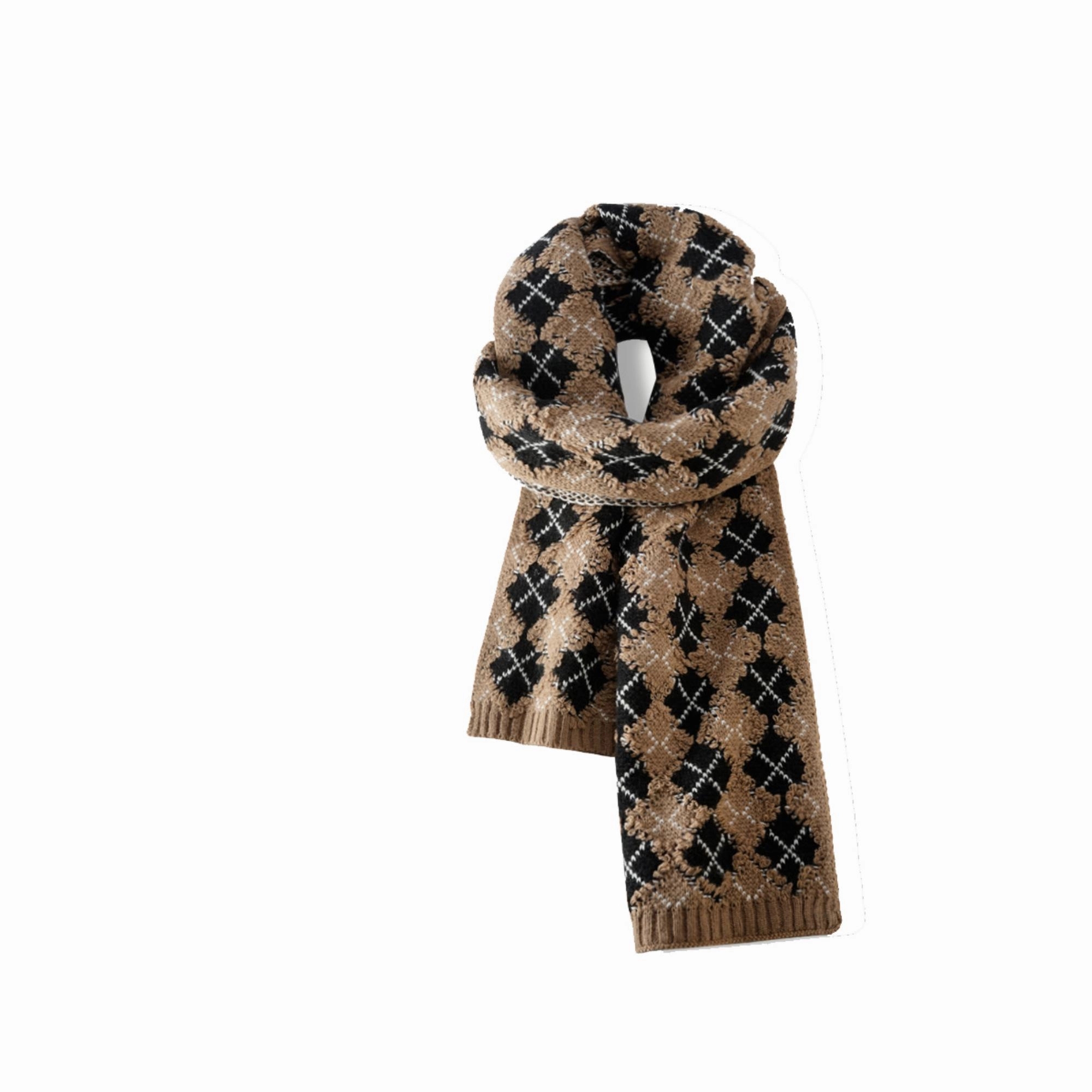 Acryli Knitted Scarf MOQ 100PCS 8
