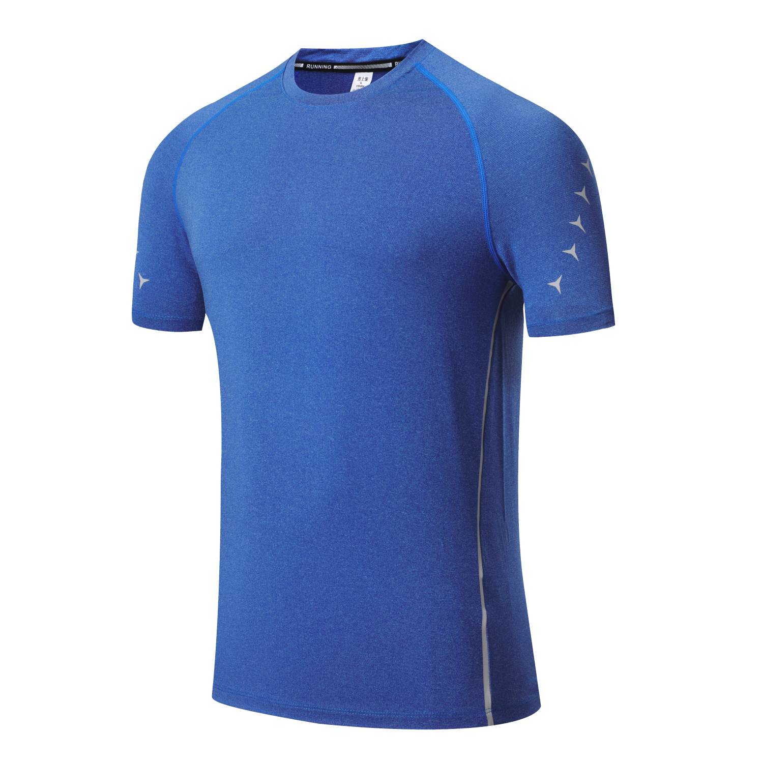 Men's Running Short Sleeve T-Shirt - Stock Style 12 4