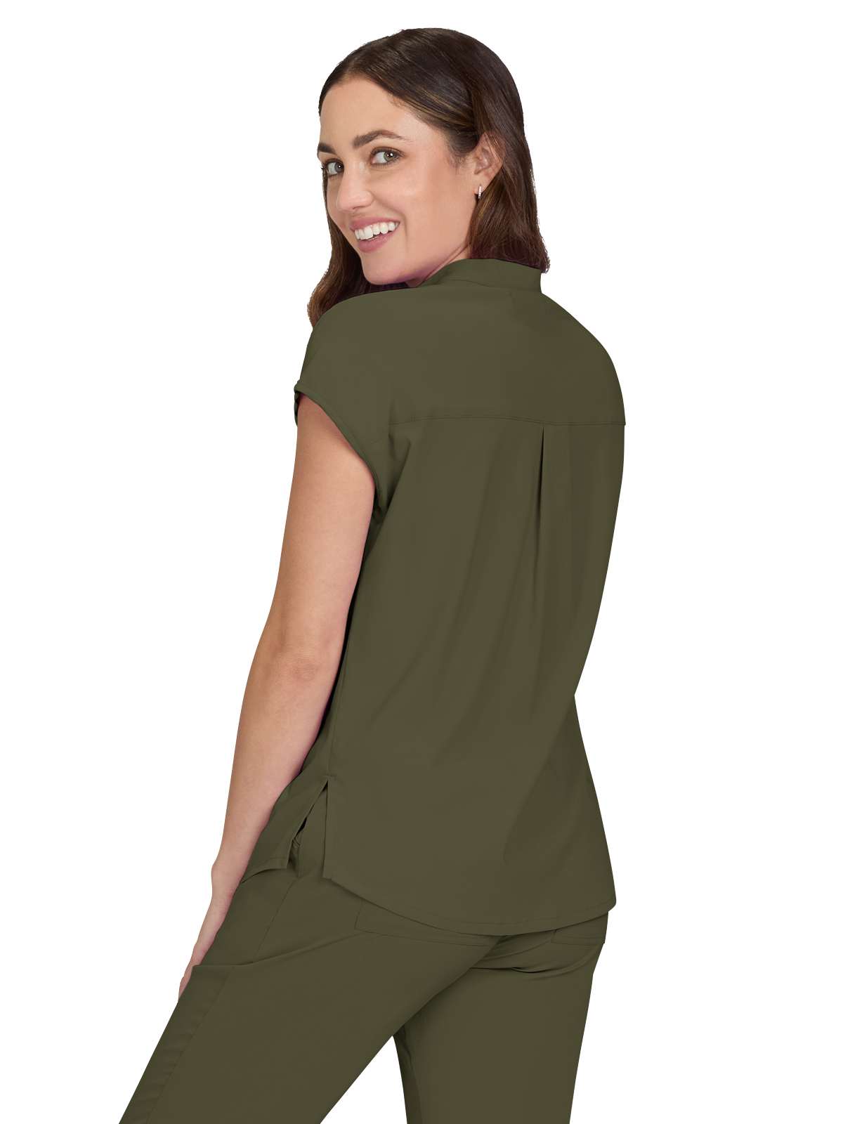 koi - Basics - Women's One-Pocket Stretch Tuck-In Ari Top 26