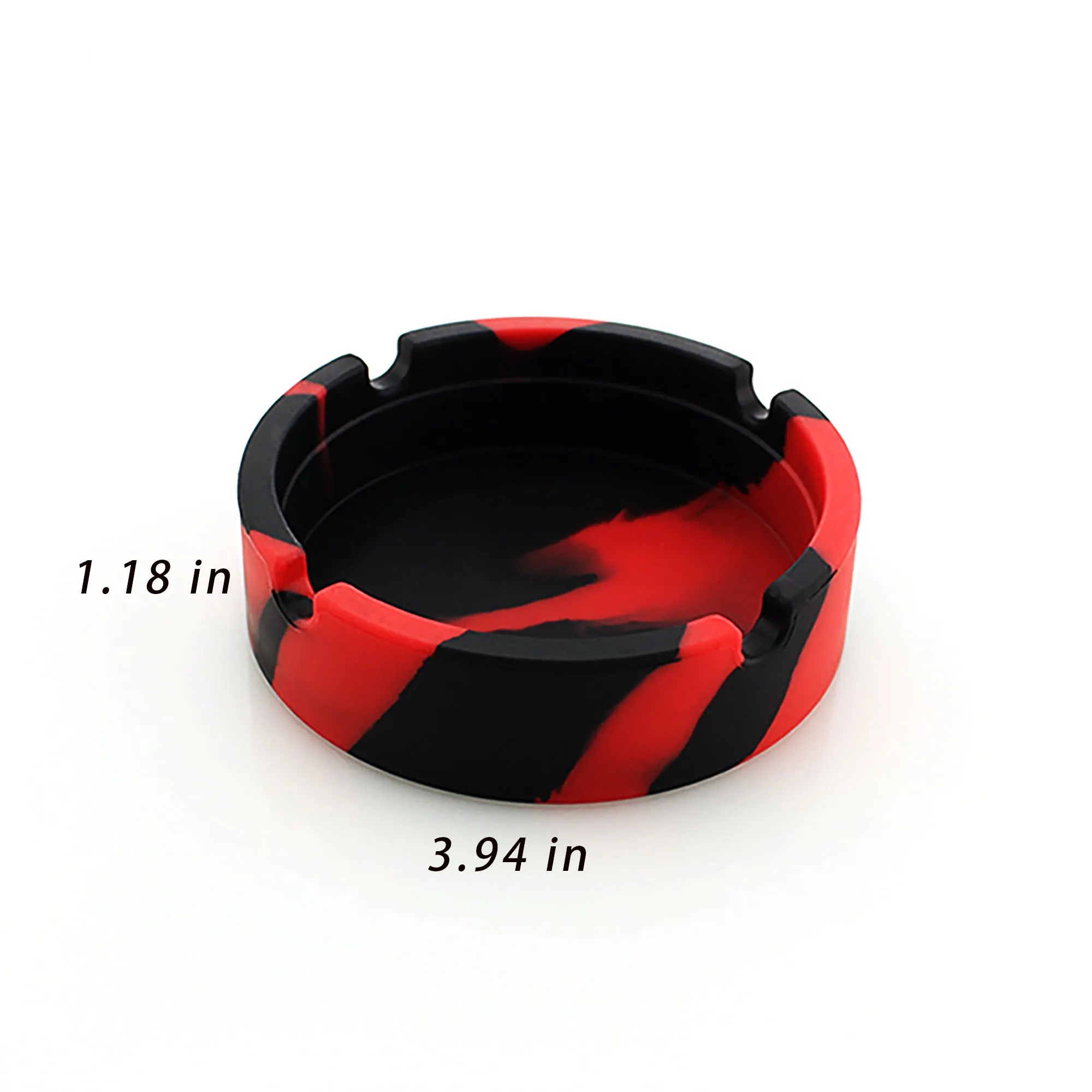 Eco-Friendly Silicone Ashtray With Logo For Safety 4