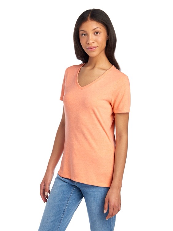 JERZEES Premium Blend Combed Ring-Spun Ladies' V-Neck T-Shirt 24