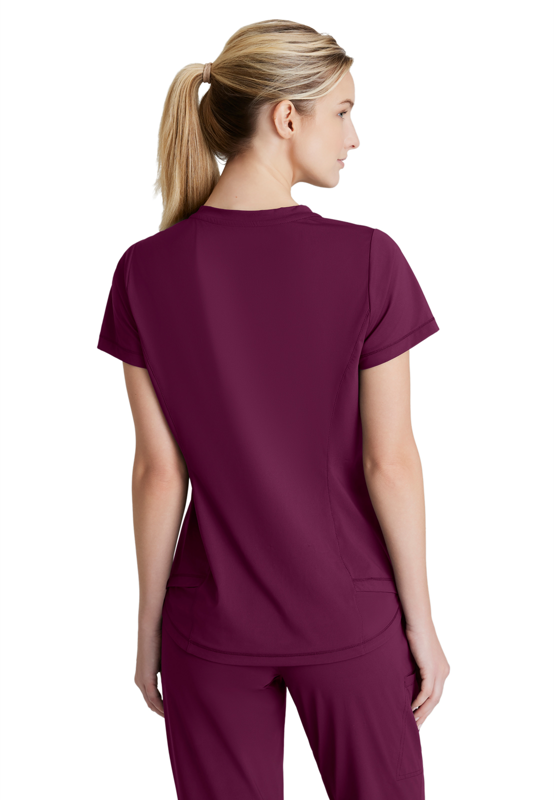 Skechers Slip-Ins - Women's One-Pocket Curved Neck Flow Scrub Top 32