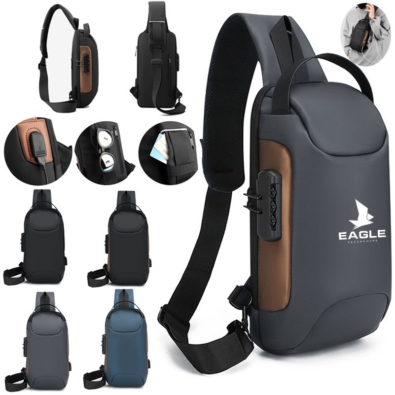 Anti-theft USB Shoulder Backpack 1