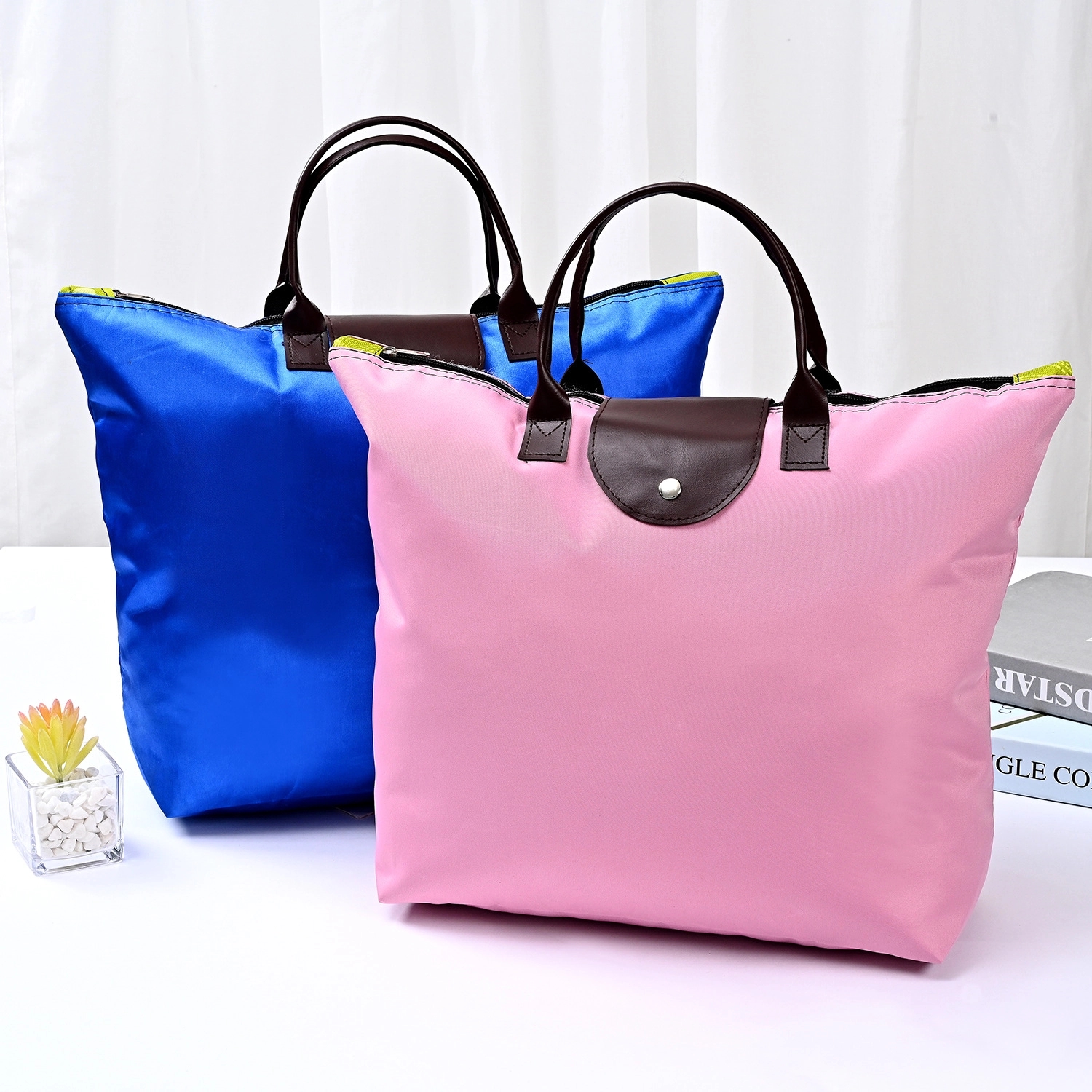Multifunctional Folded Carry Bag,Folding Shopping Tote Bag 4