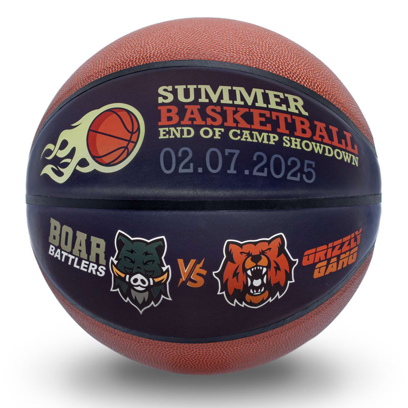 Custom Photo Basketball 3