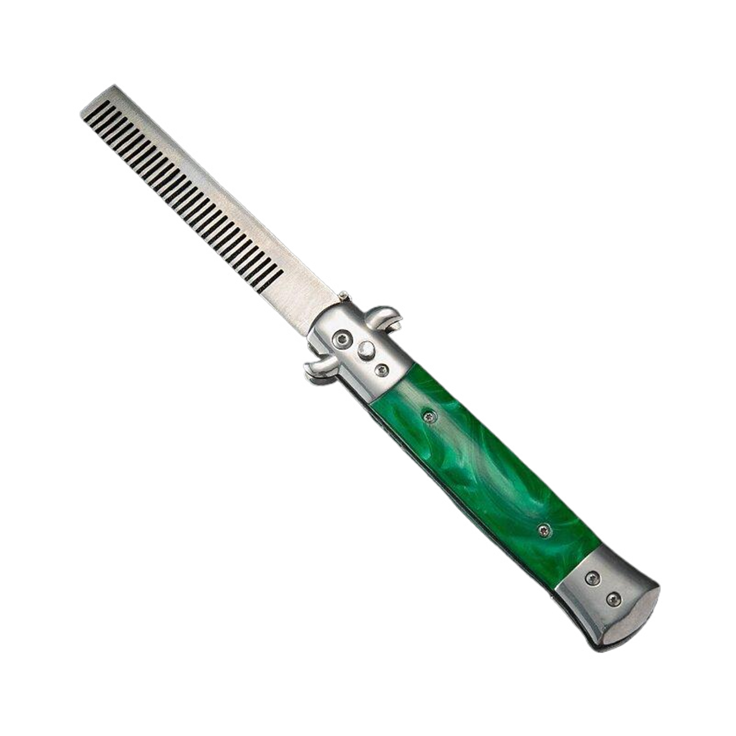 Stainless Steel Folding Comb w/ Resin Handle 9