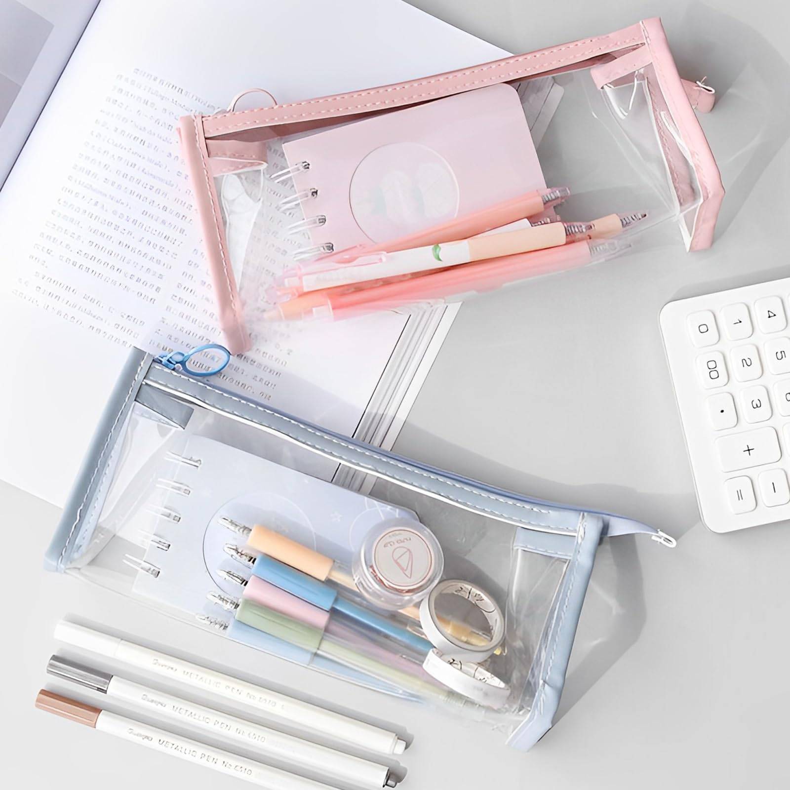 Clear PVC Zipper Pencil Bag 3
