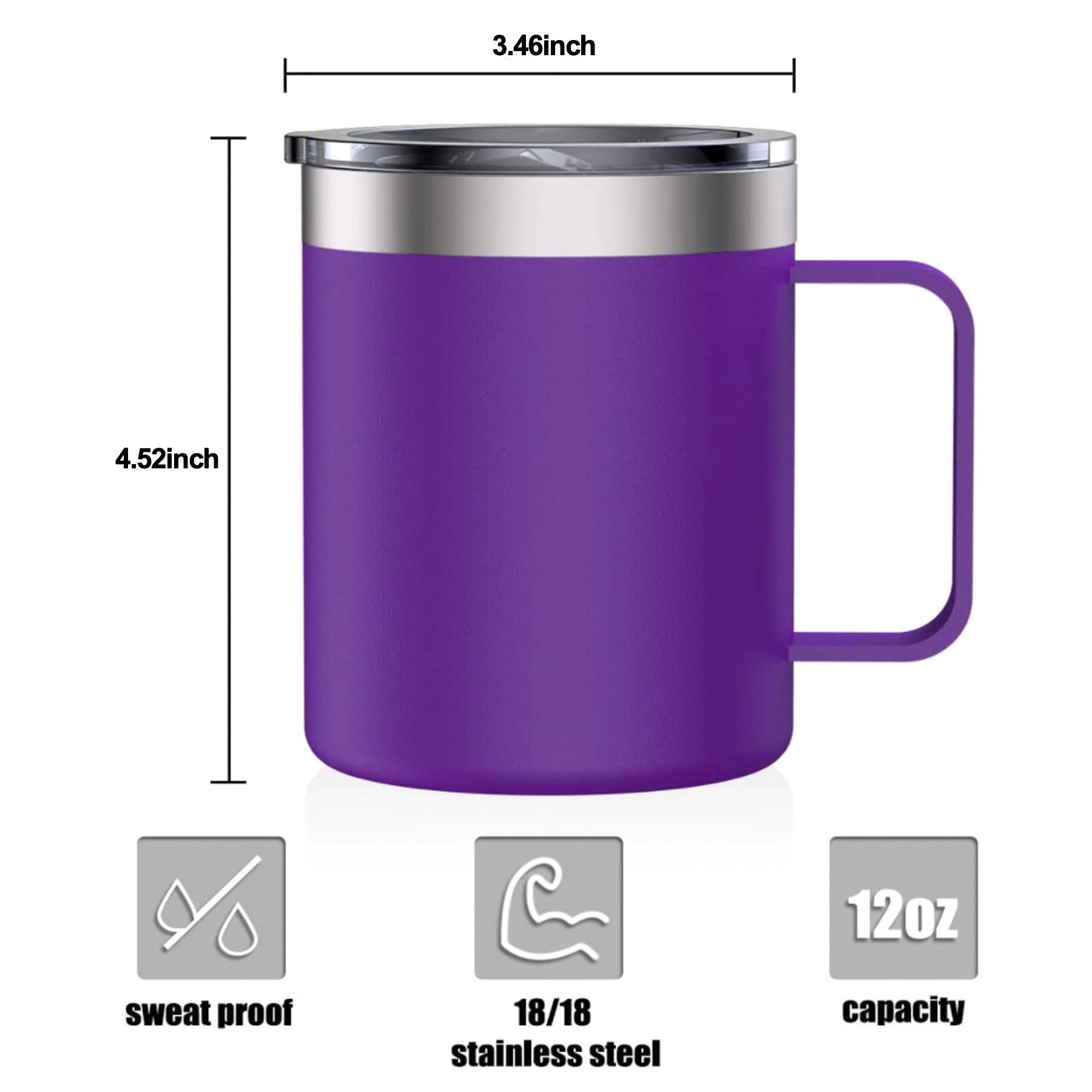 12oz Coffee Mug Tumbler 2