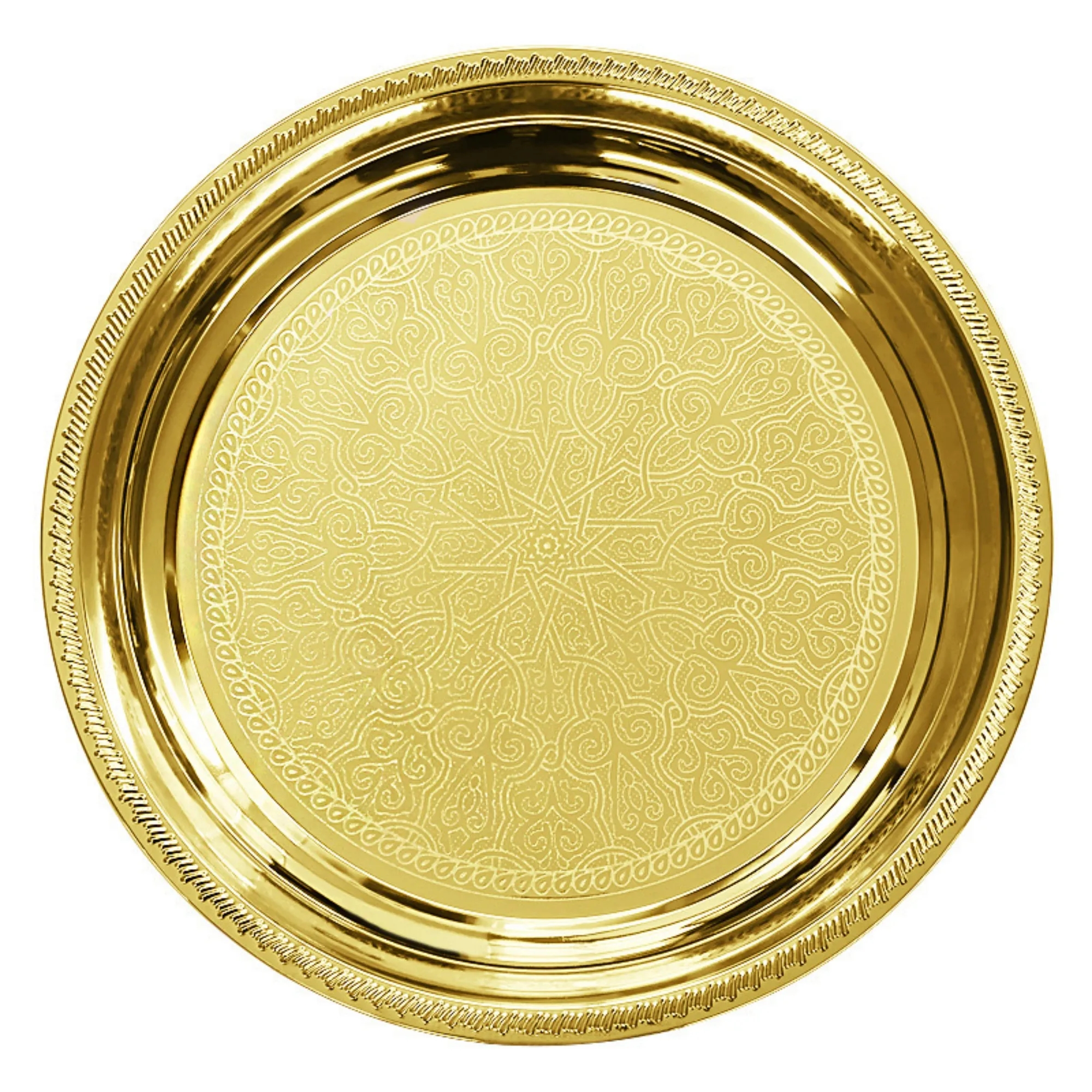 Round Stainless Steel Fruit Plate 3