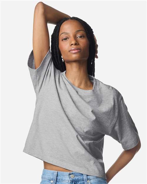 Women's Fine Jersey Mid-Length Boxy Tee - 102 3