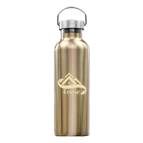 Canteen-style Stainless Steel Water Bottle - Double Wall, custom water bottle with logo imprint 5