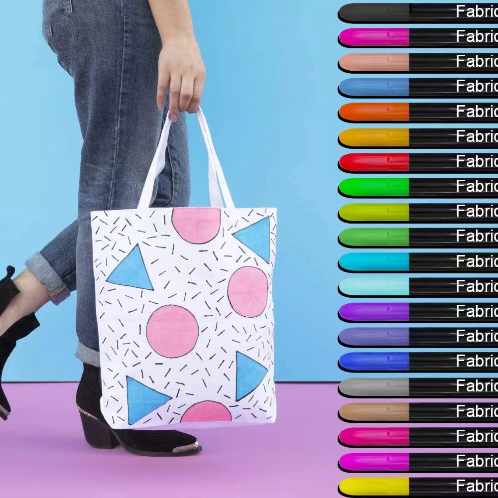 20 Pcs No-Toxie Enviroment-Friendly Fabric Markers Set 2