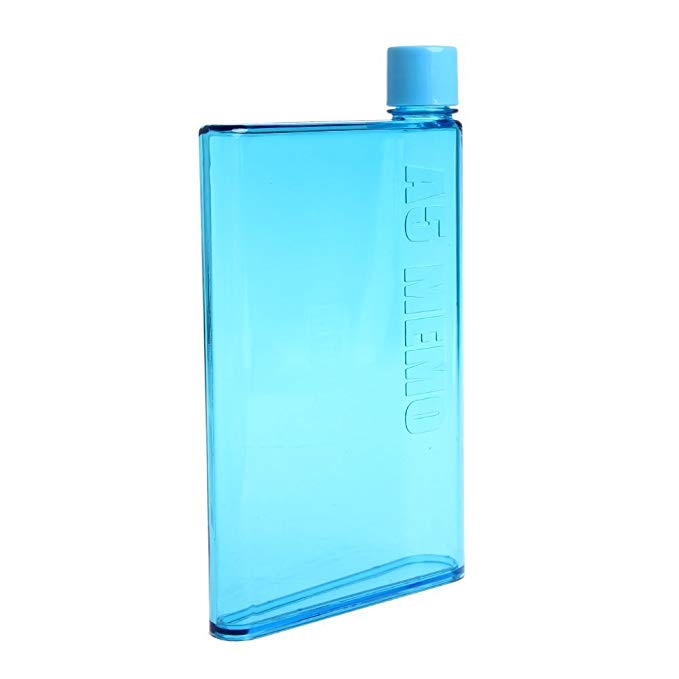 A5 Notebook Flat Plastic Water Bottle 14 oz 3