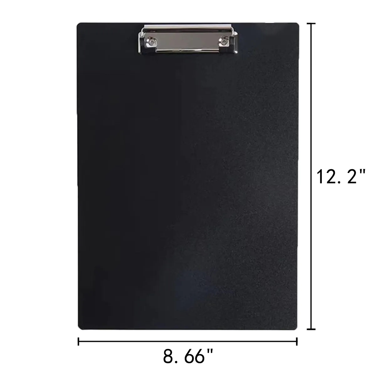 Plastic Large Clipboards with Low Profile Metal Clip 3