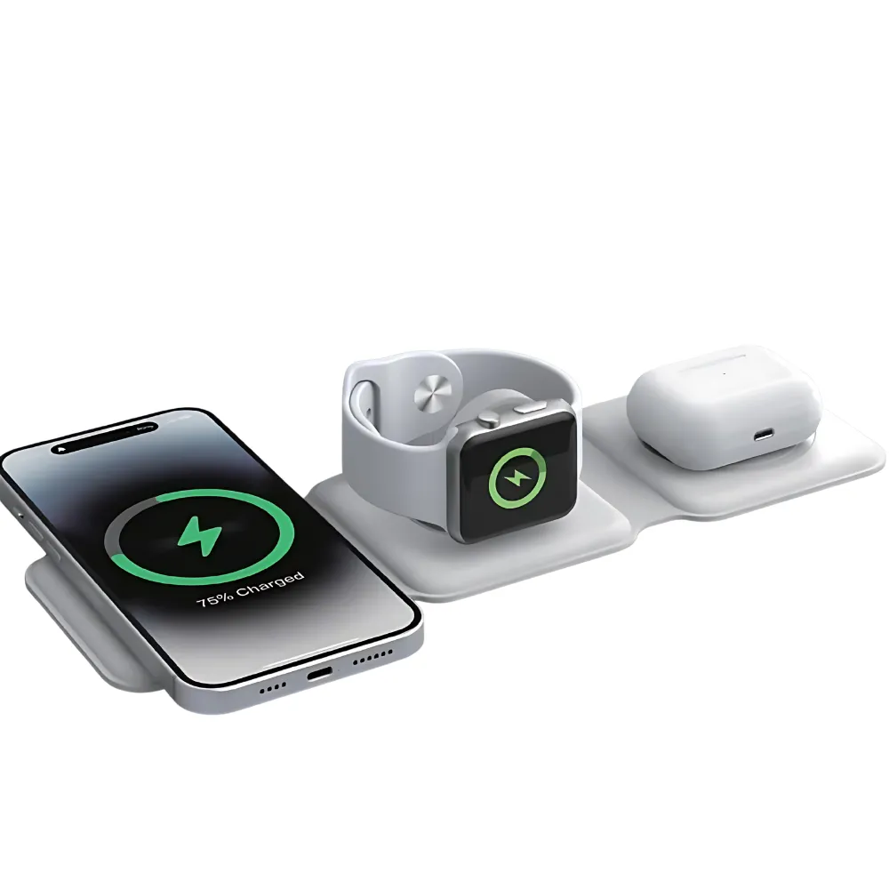 Trio Charger with Charging Block and Hard Shell Case 7