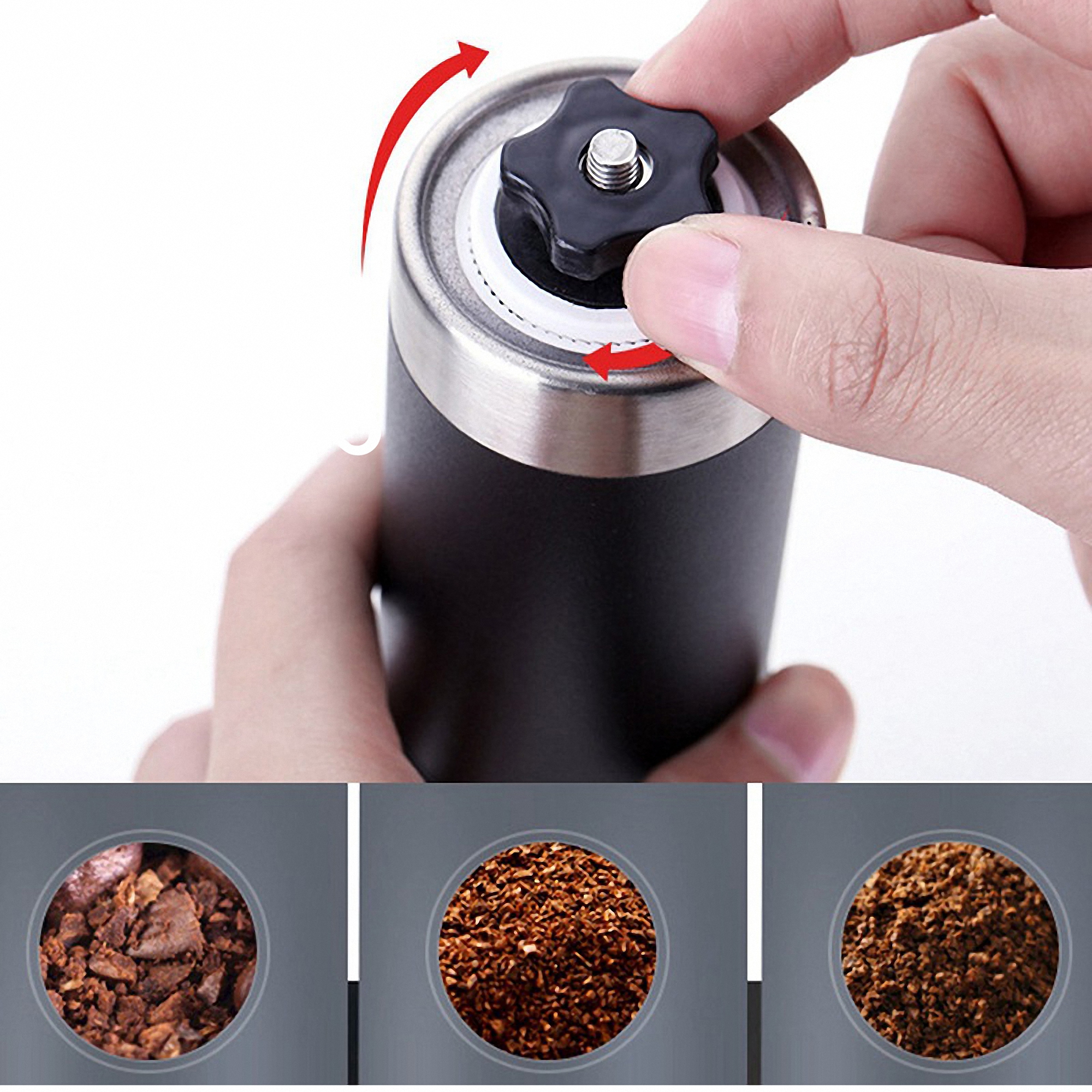 Manual Stainless Steel Coffee Grinder 3