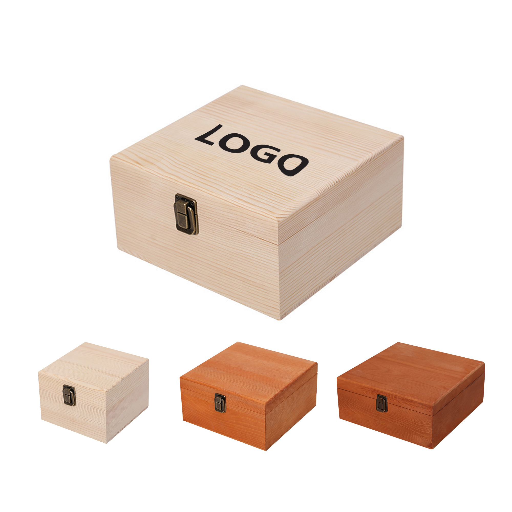 Natural Wooden Boxes 1
