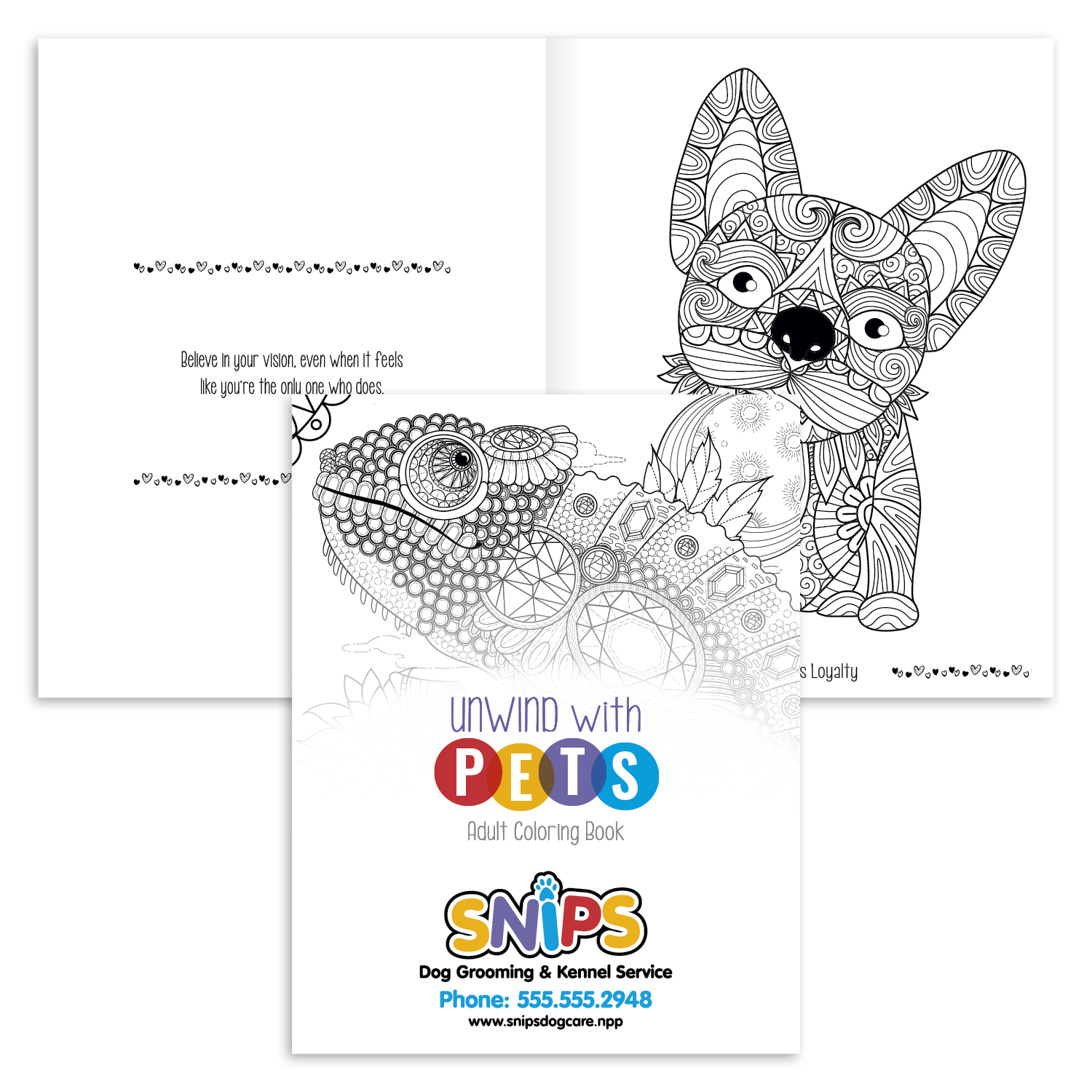 Good Value™ Unwind with Pets Adult Coloring Book 33
