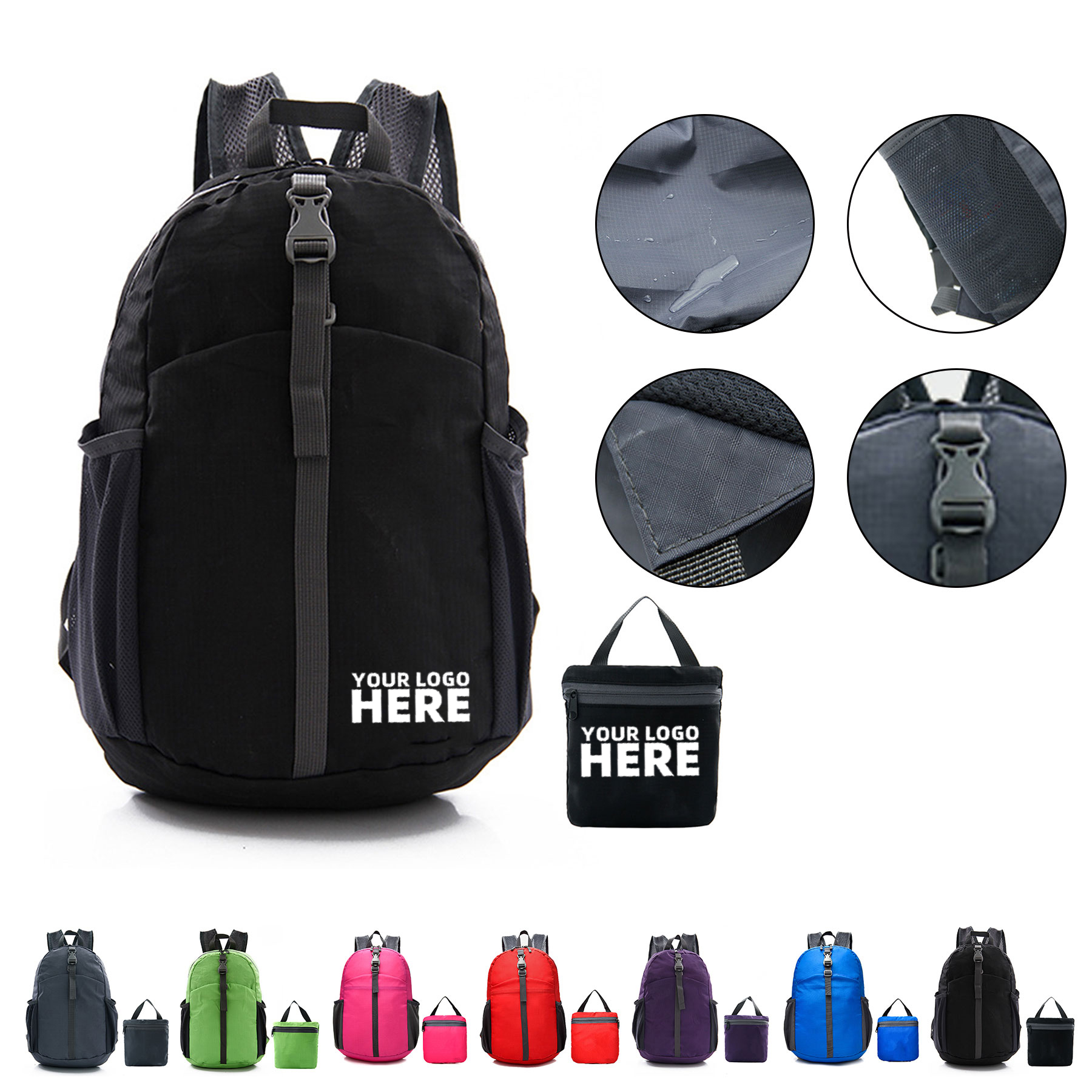 Outdoor Foldable Waterproof Hiking Backpack 1