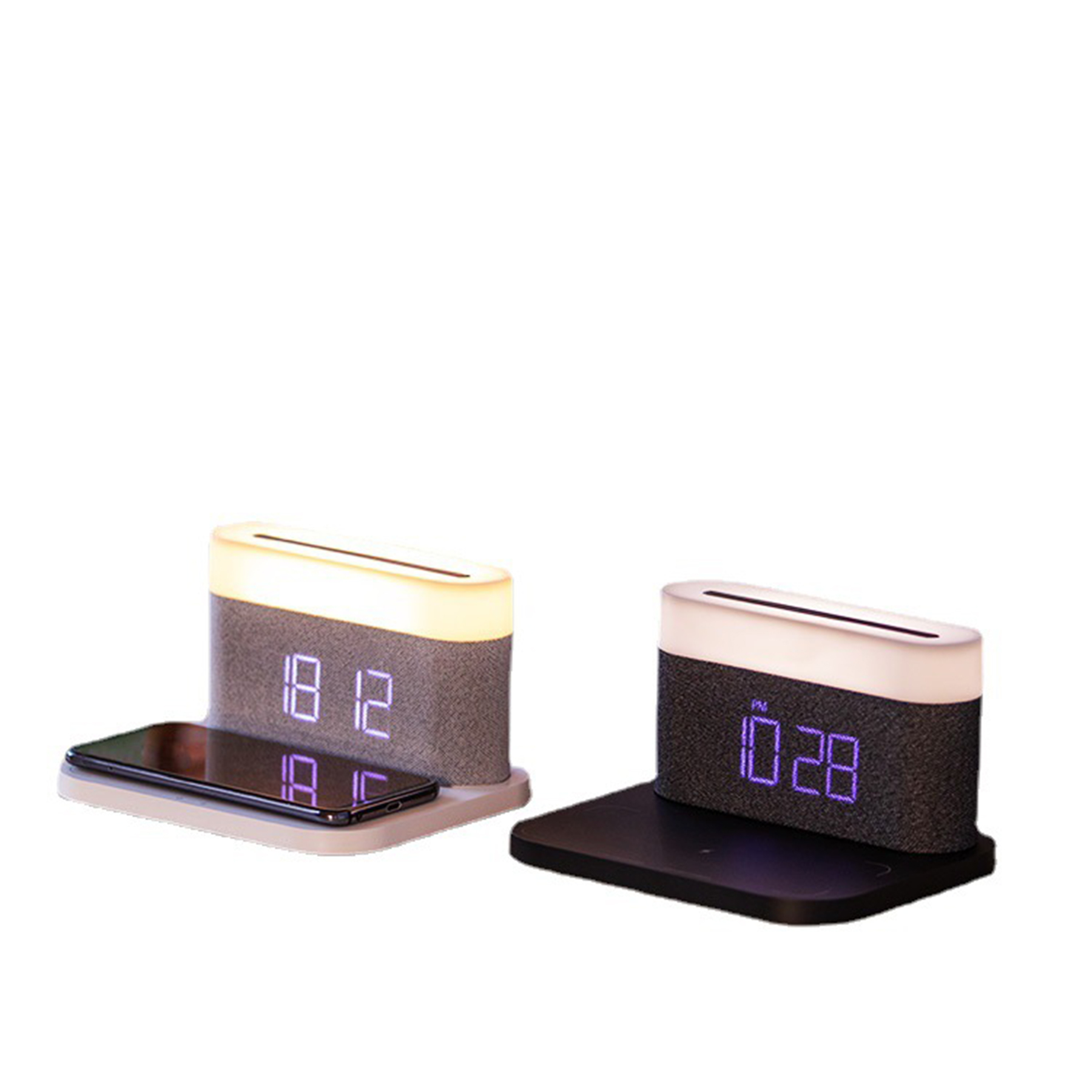 LED Digital Alarm Clock with Wireless Charging 2