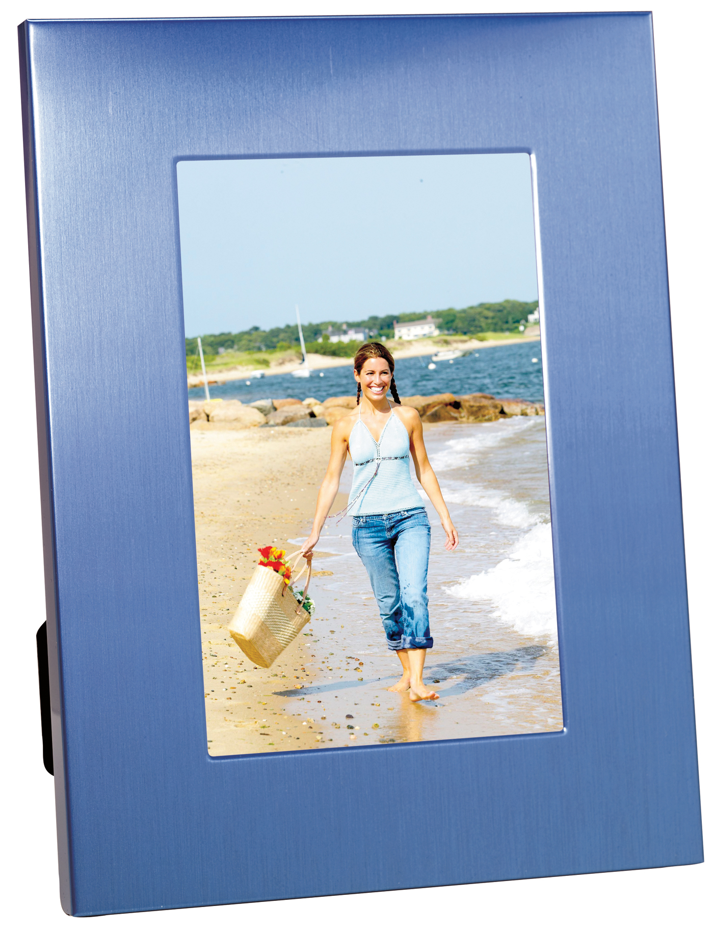 4" x 6" Colorful Brushed Aluminum Frame