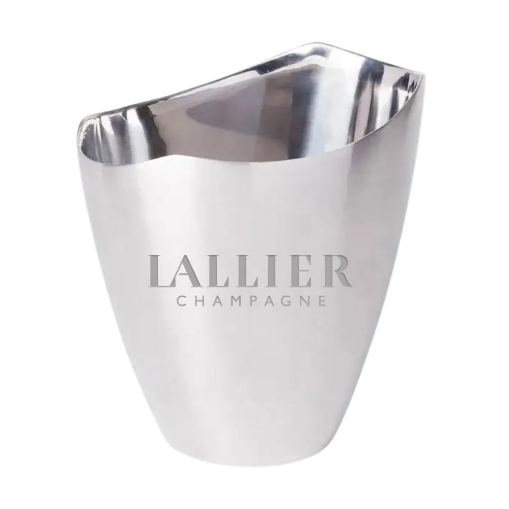 5L Silver Wine Cooler Ice Bucket 2