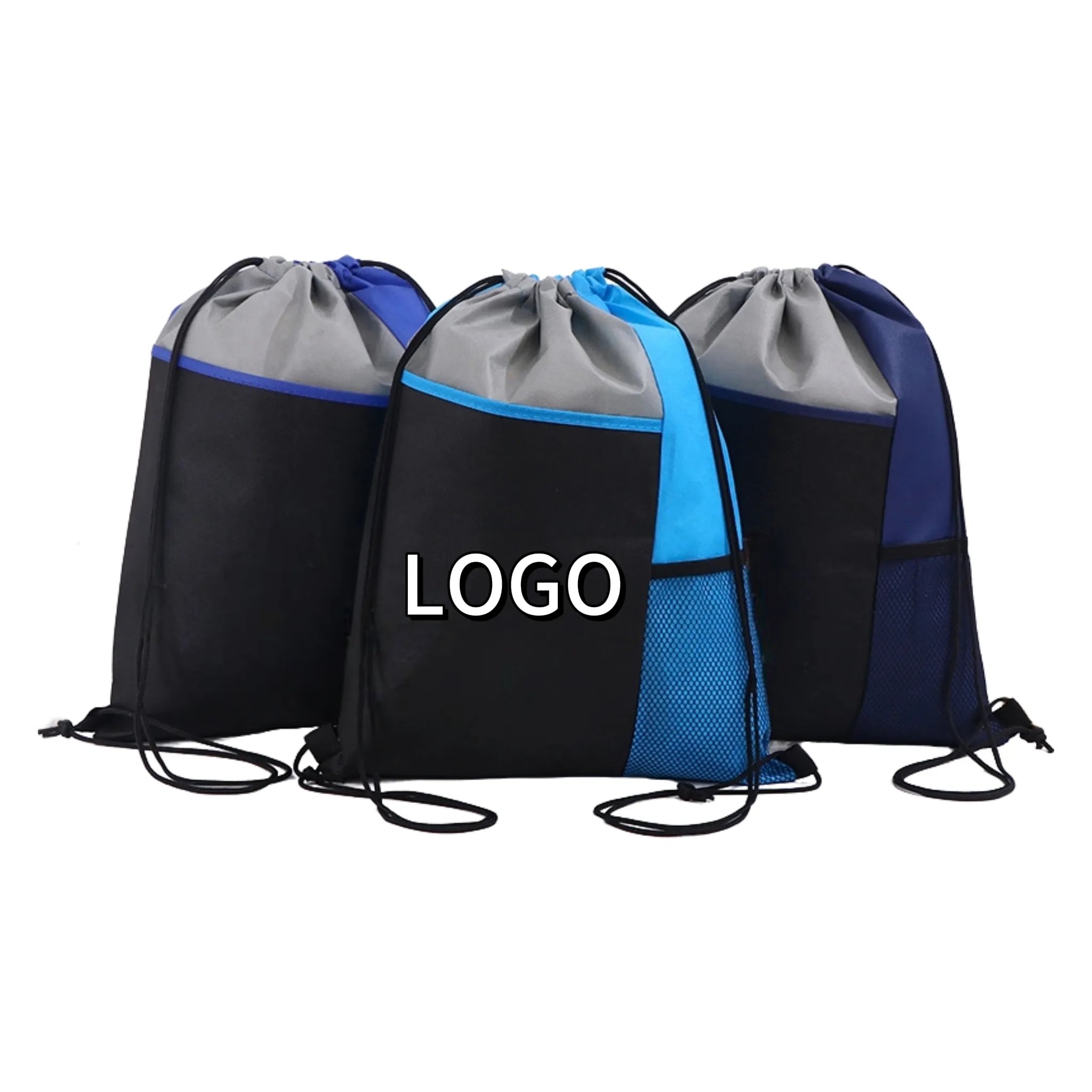 Polyester Drawstring Sports Backpack 3