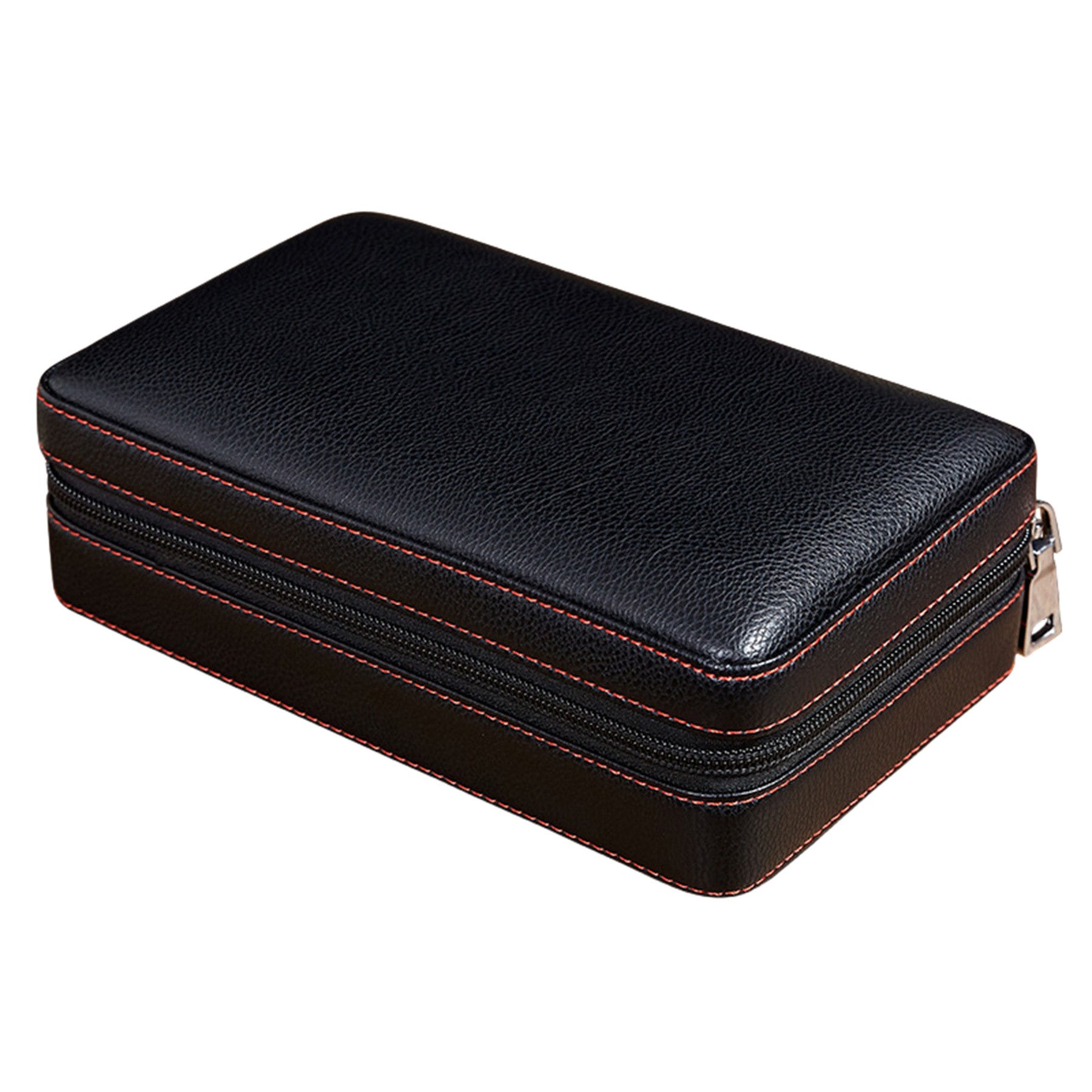 Luxurious Leather Cigar Case with Wooden Lining 2
