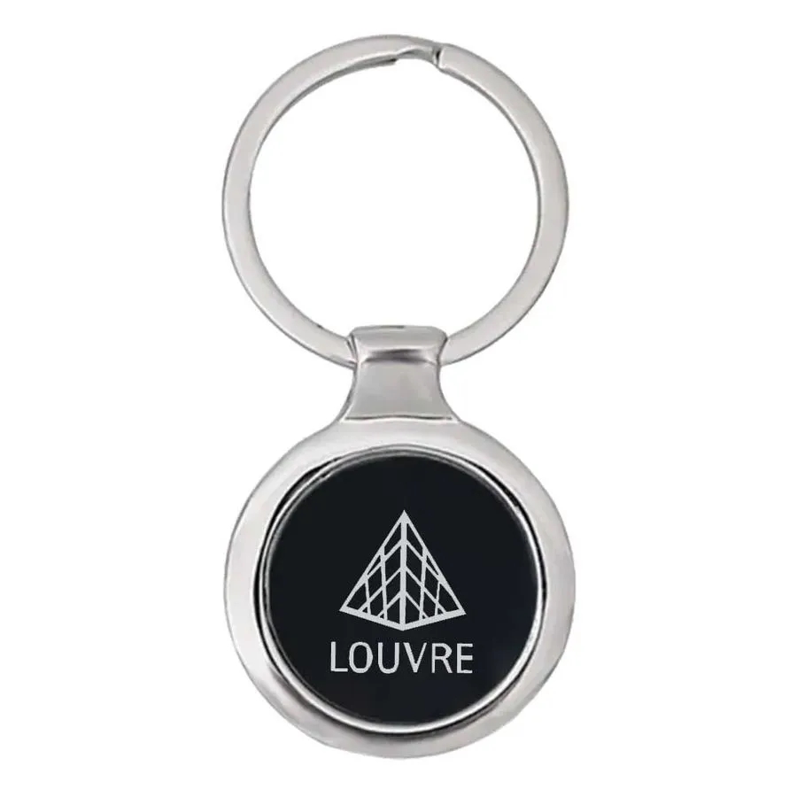Fashionable Round Metal Keychain 7