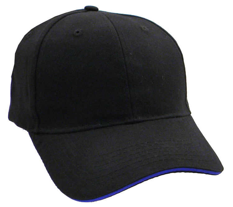 Brushed Cotton Twill Cap w/Sandwich Bill 7