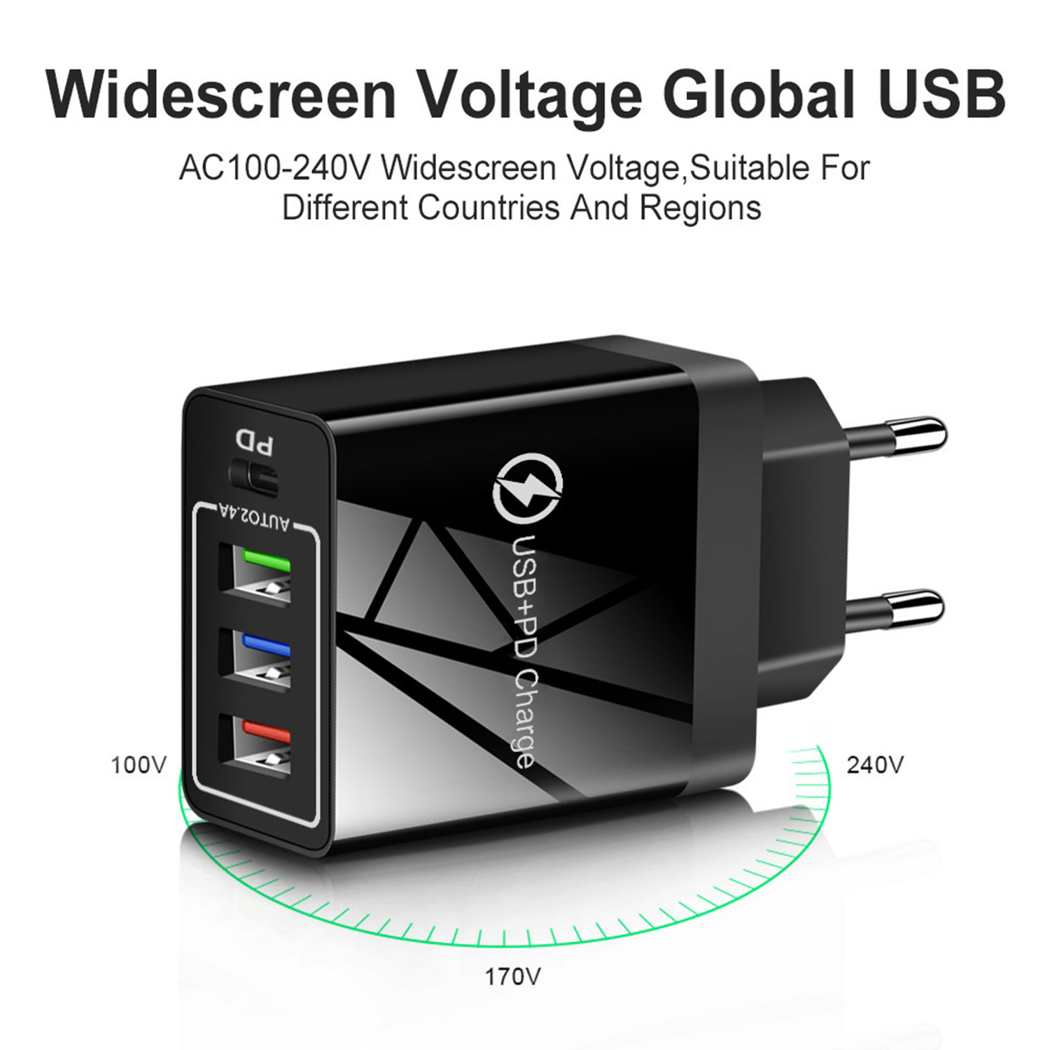 Travel USB Fast Chargers 5