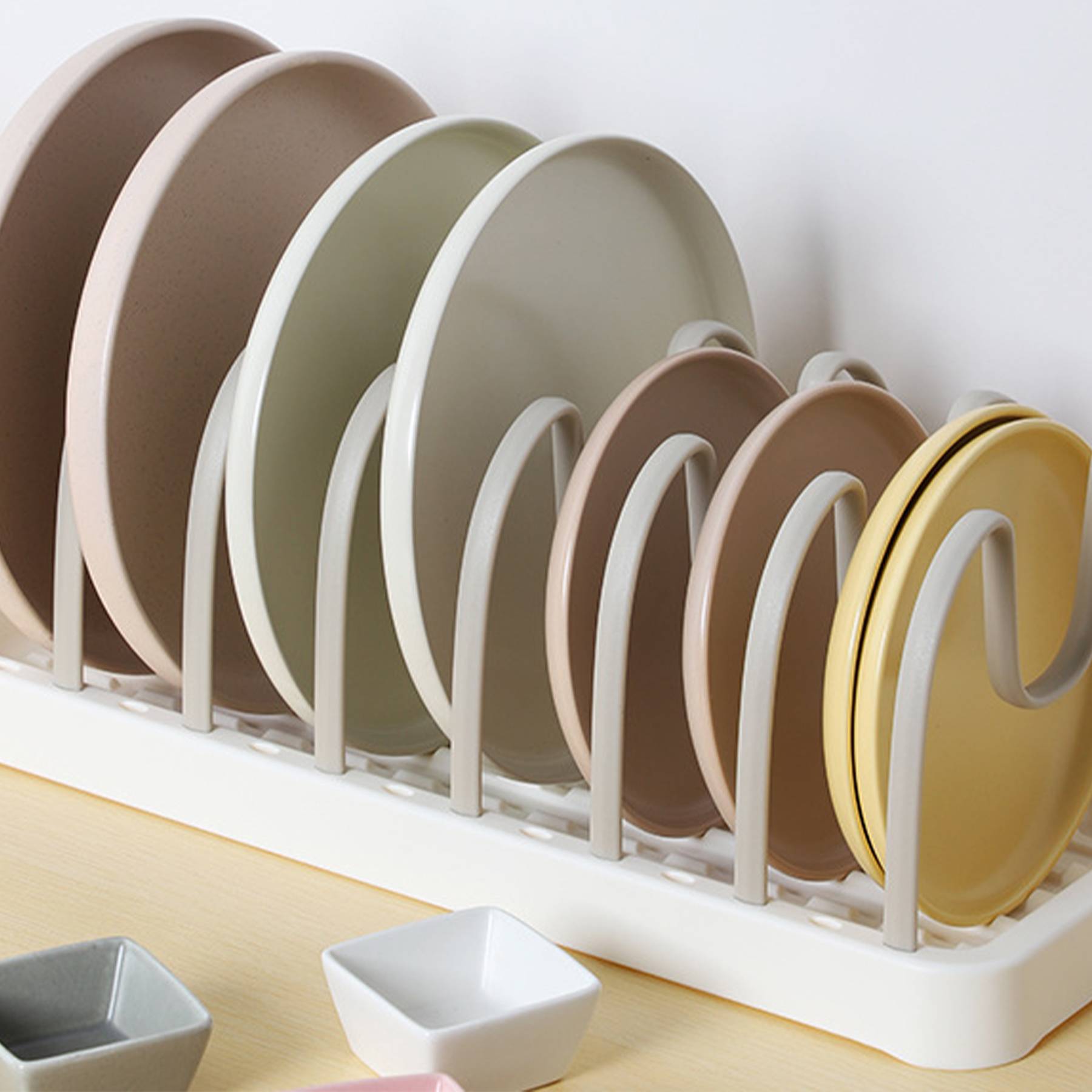 Plastic Detachable dish storage rack 5