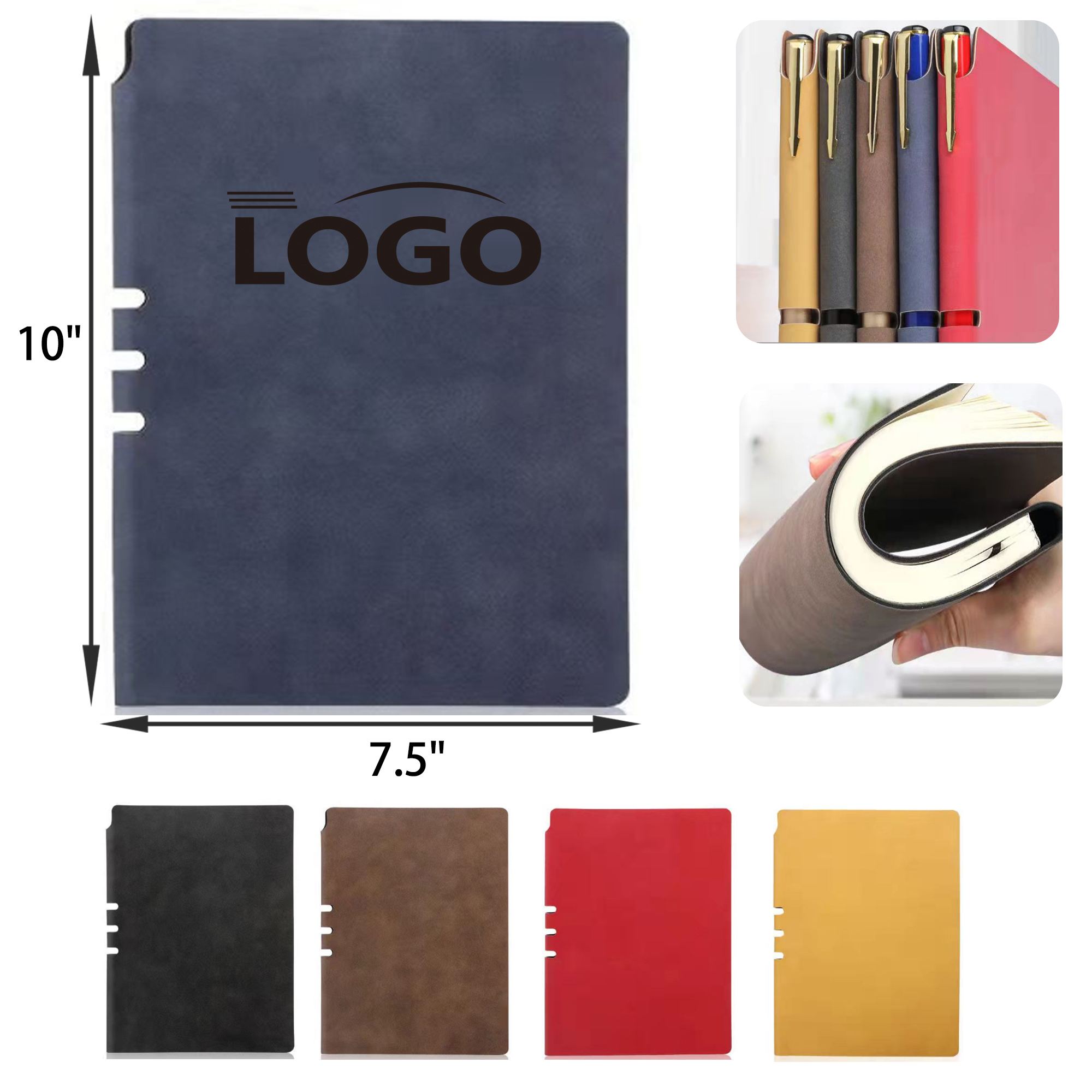 MOQ 50 PCS Functional B5 Business Notebook 4