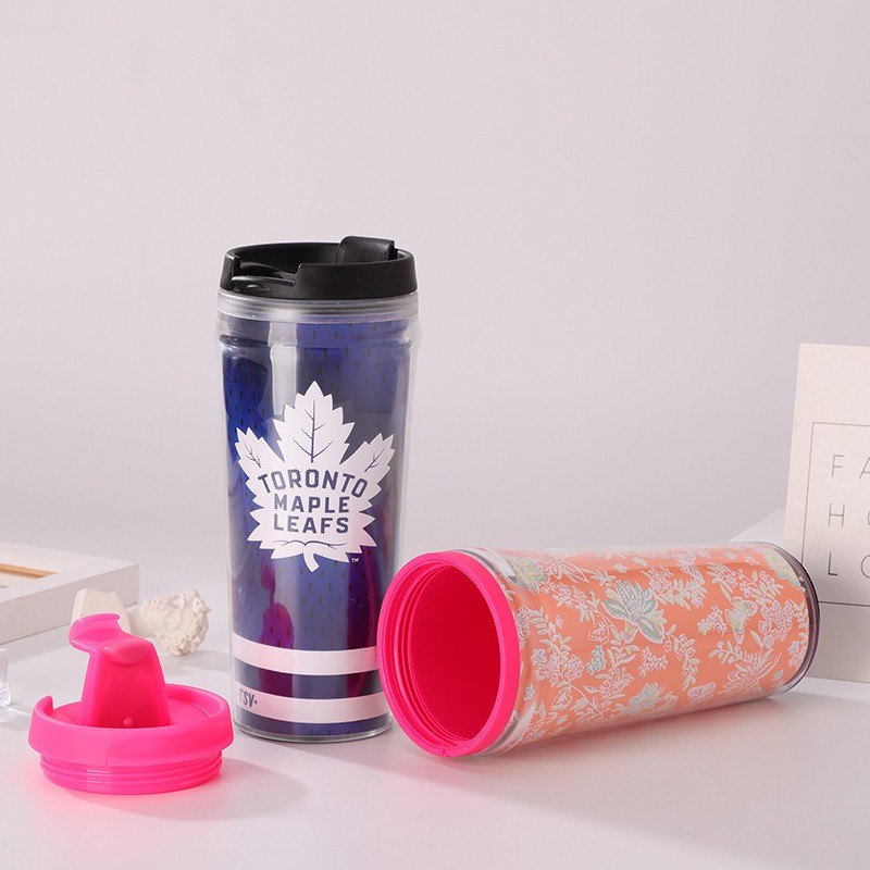 Double Wall Plastic Travel Mug 4