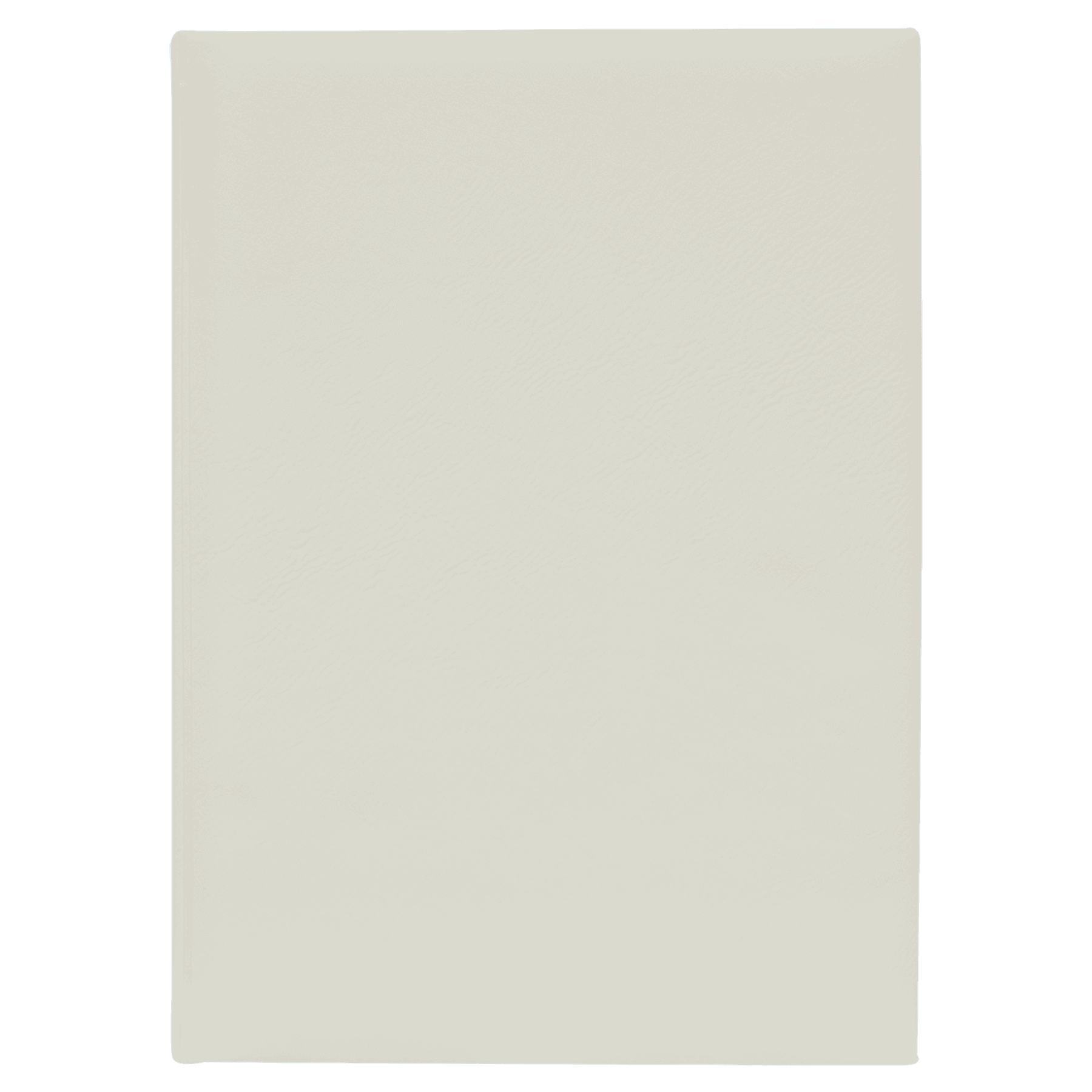 7" x 9 3/4" White Leatherette Journal-Lined Paper 5