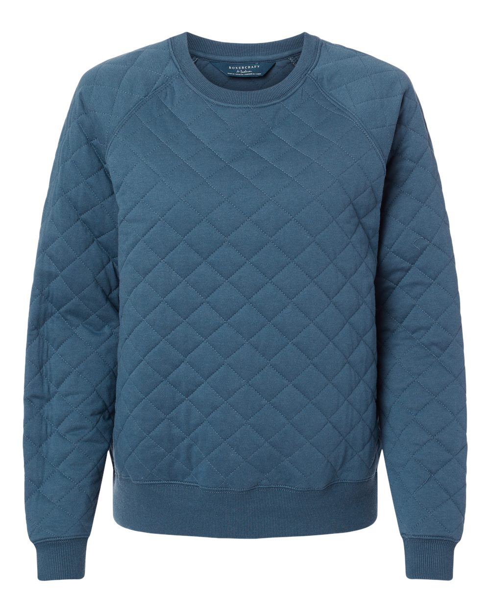 Women's Quilted Crewneck Pullover - R08 15