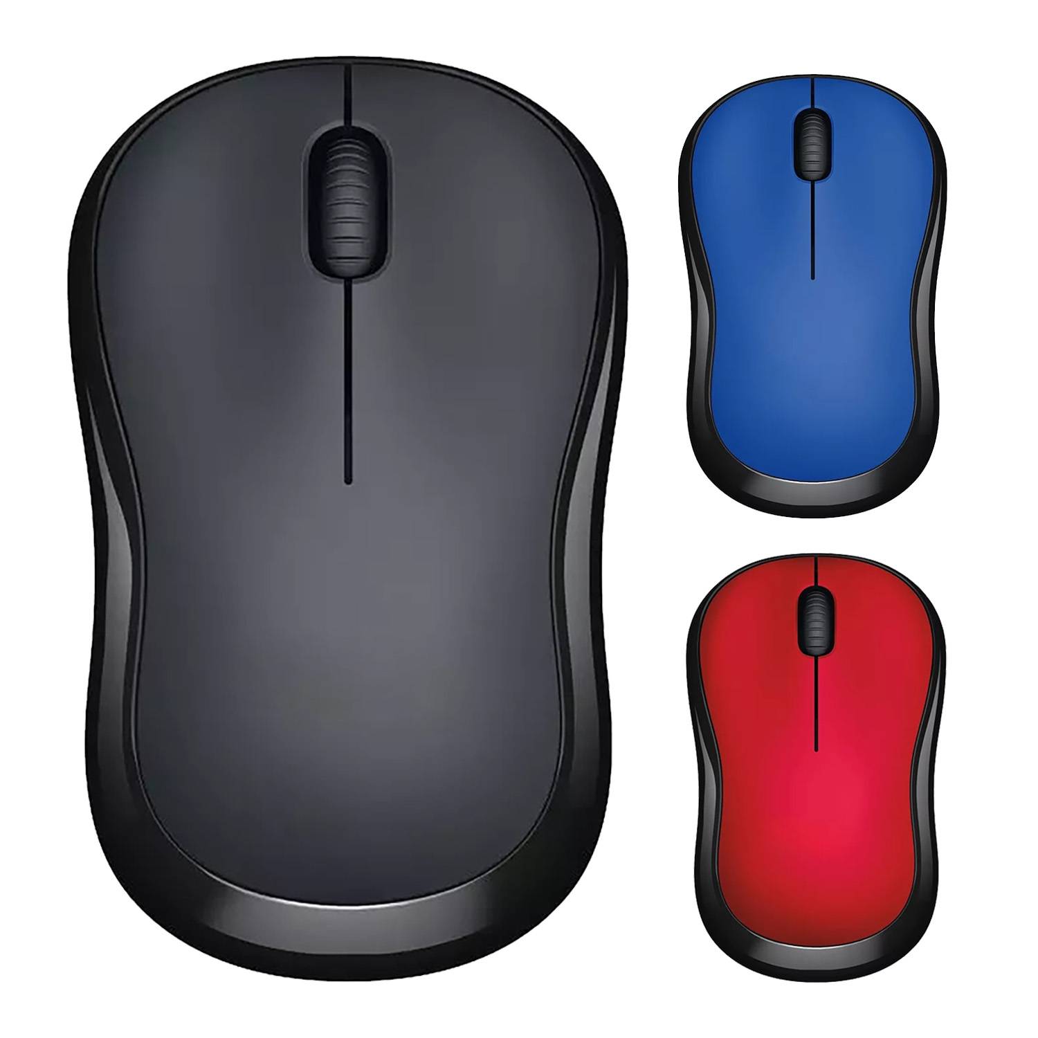 Silent Compact Wireless Plastic Mouse 9