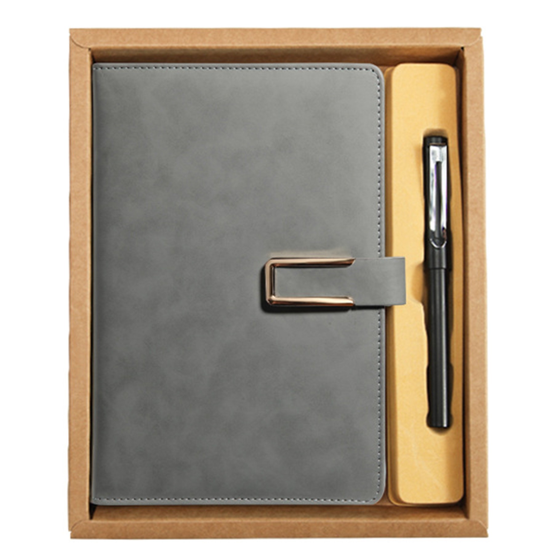 Leather Notebook W/ Ballpoint Pen Set 4