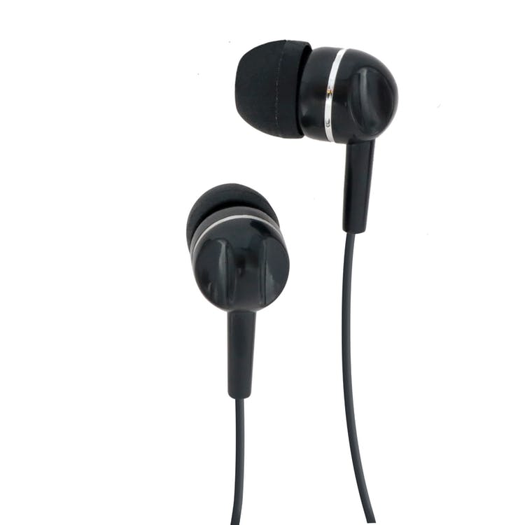 Single Use Earbuds - Black 3.5mm Silicone 2