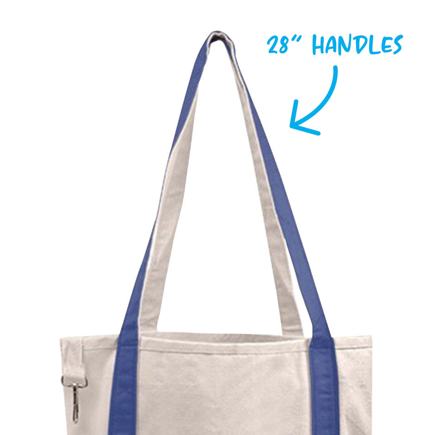 Small Accent Boat Bag, custom tote bag with logo imprint 8