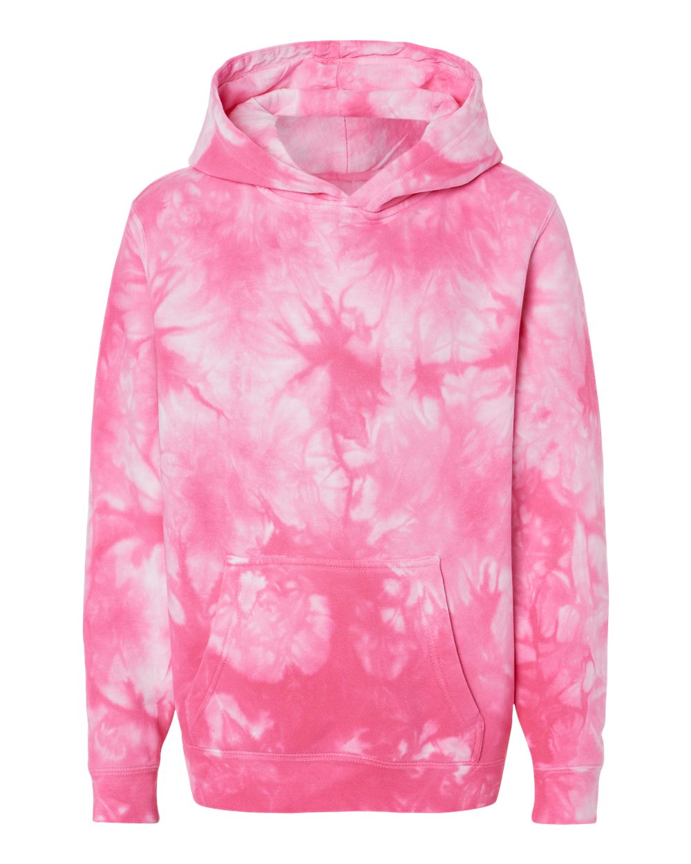 Youth Midweight Tie-Dyed Hooded Sweatshirt - PRM1500TD 27