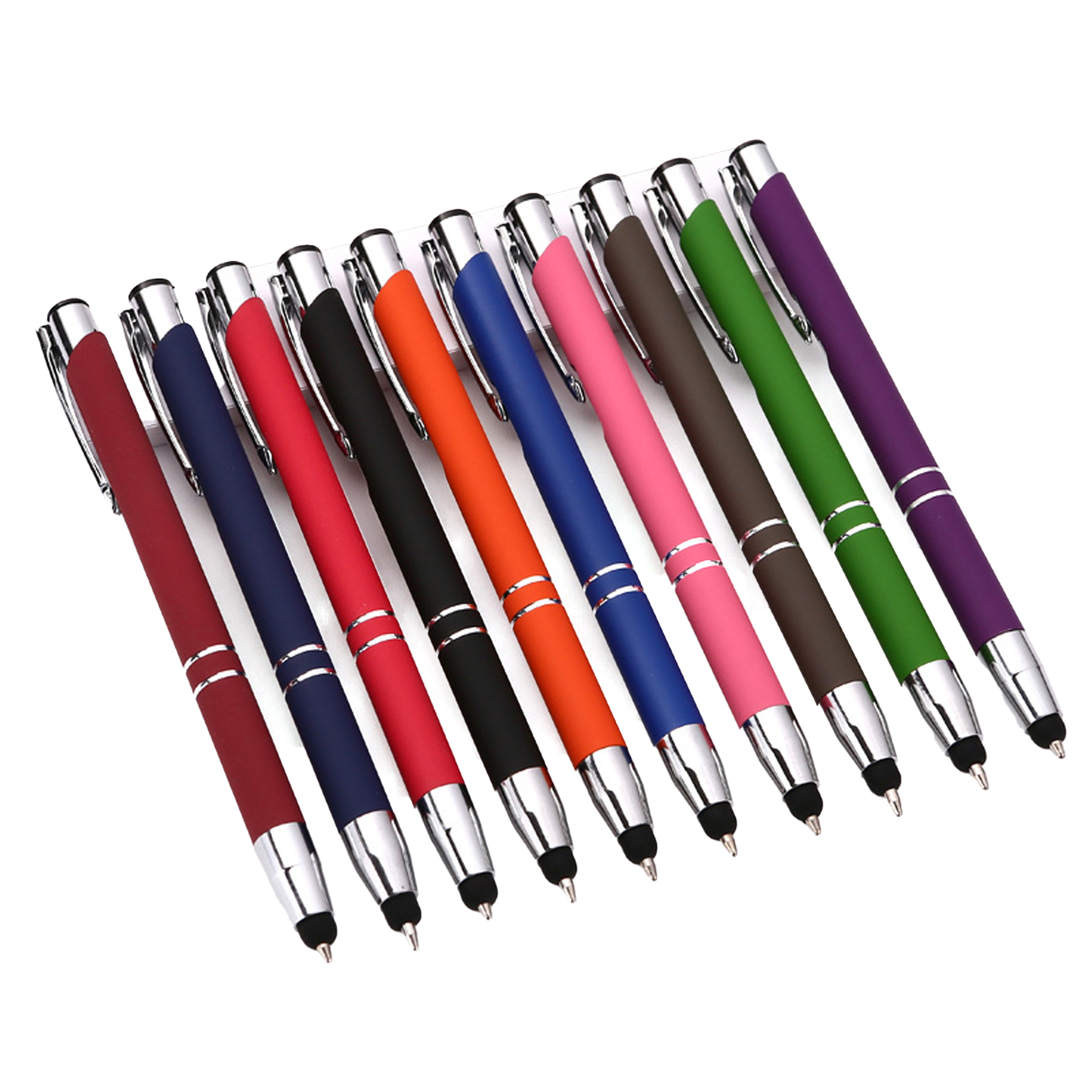 Laser Engraved Tres-Chic Softy Stylus Metal Pen 1