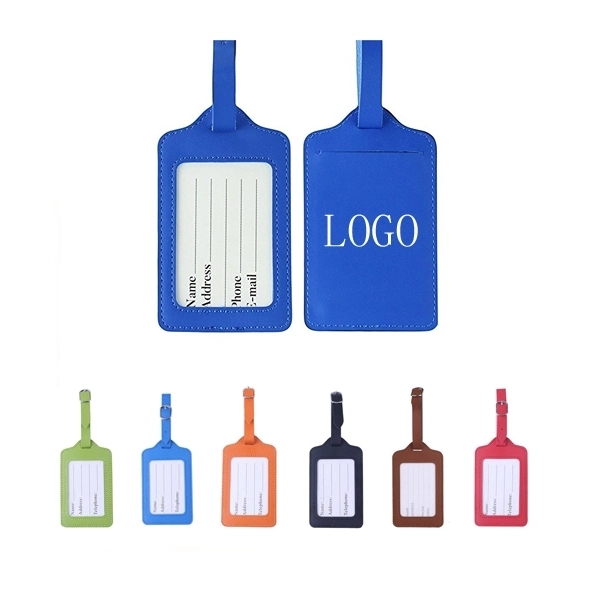 PU Leather Luggage Tags 1